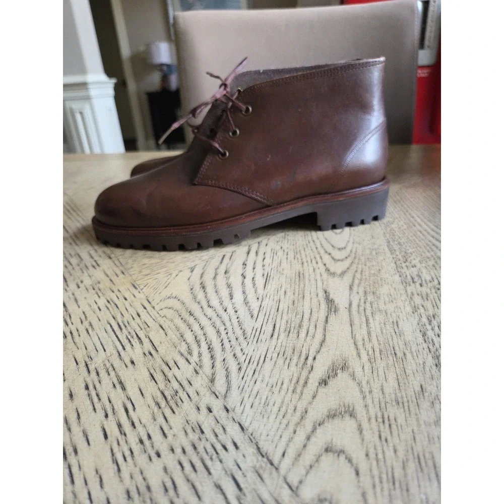 Vintage Polo Ralph Lauren Boots Sportsman Made In USA Size 8D 101358 New Brown - Picture 2 of 14